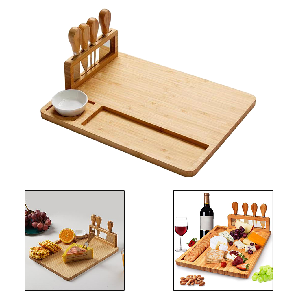 Cheese Board Set Platter Serving Board for Wedding Kitchen Accs Unique Gifts