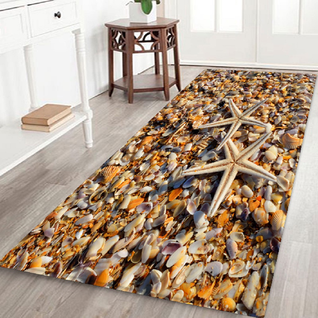 Anti-slip Floor Mat Bedroom Kids Room Area Carpet Baby Crawling Mat Sea Star