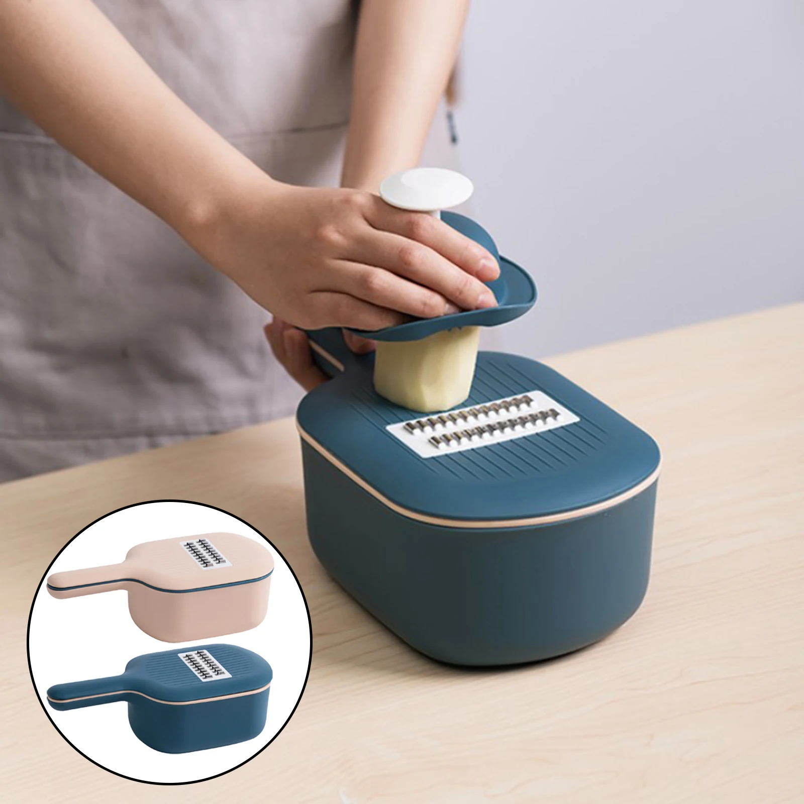 Multi-function Potato Carrot Cucumber Slicer Cutter Grater Shredders with Strainer / Kitchen Fruit and Vegetable Tools