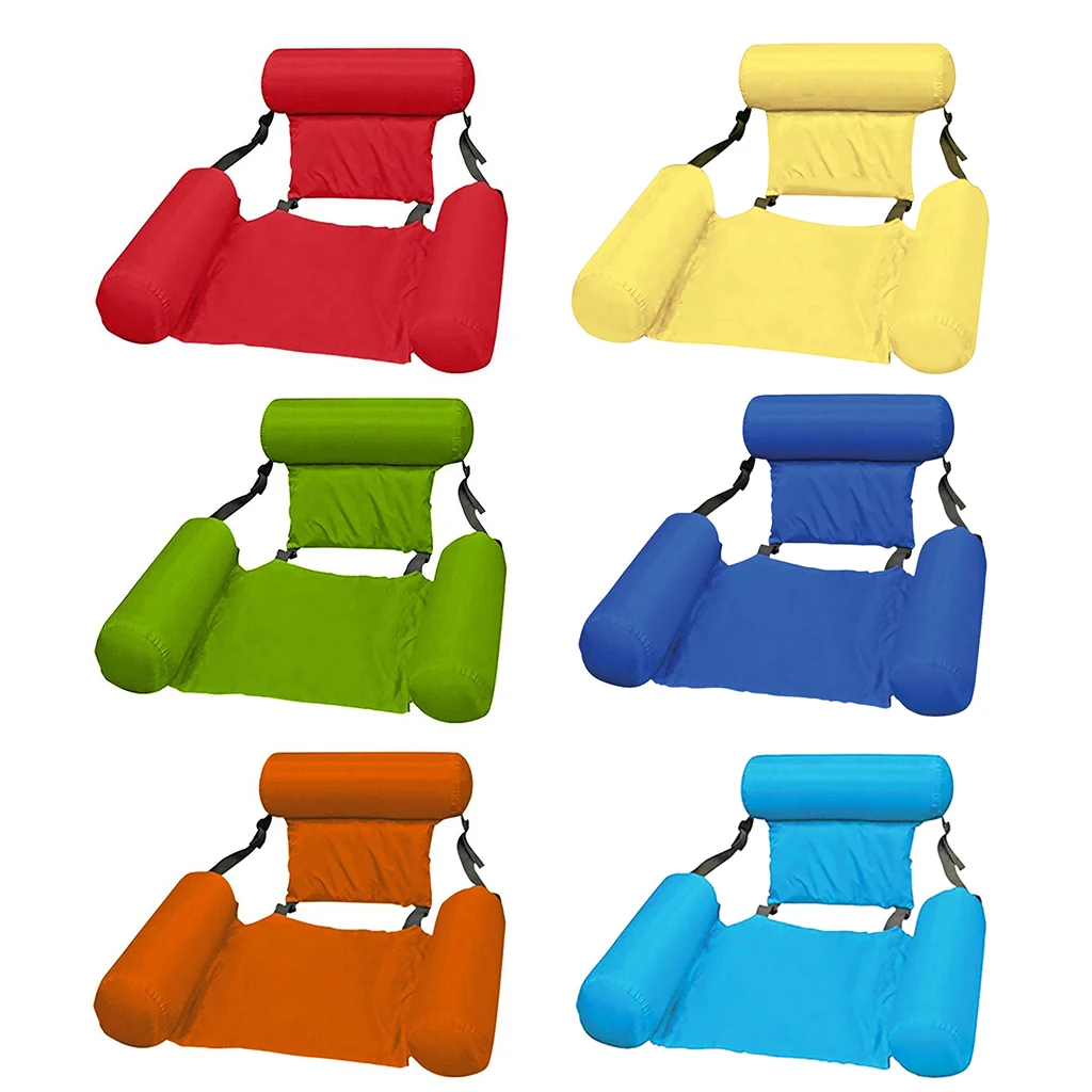 Inflatable Floating Water Beds Float Pool Lounge Hammocks Swimming Chairs Summer Inflatable Raft Water Floats Water Parties