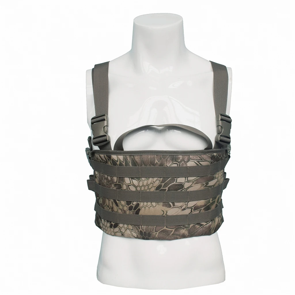 Multi-functional Molle Hunting Vest Chest Rig 600D Oxford Cloth Adjustable Chest Bag for Outdoor Hunting Fishing Hiking
