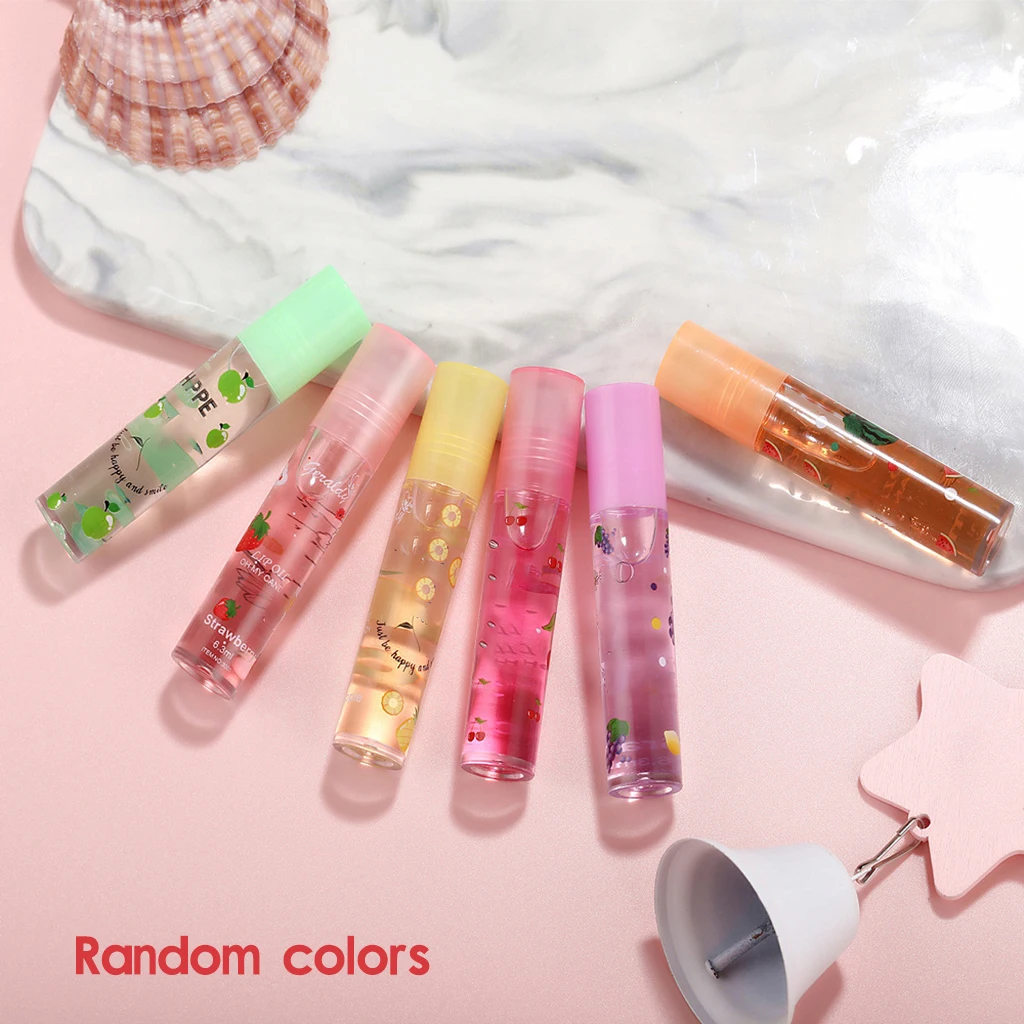 1pcs Shiny Colorless Lip gloss Moisturizing Lip Primer Oil Lip BalmTransparent Liquid Lip gloss Clear Lip oil Lips Tint Care 