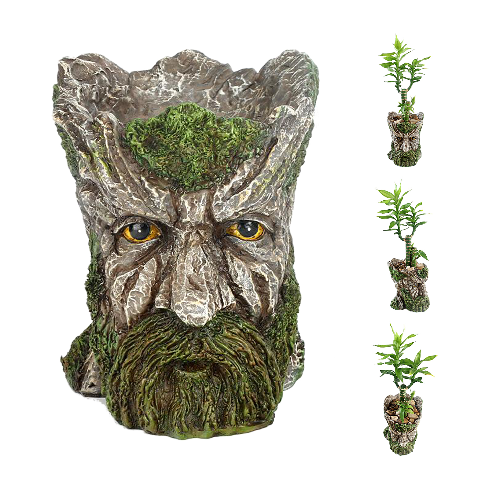 Flowerpot  Old Man Succulent Planter Green Plants Flower Pot for Indoor