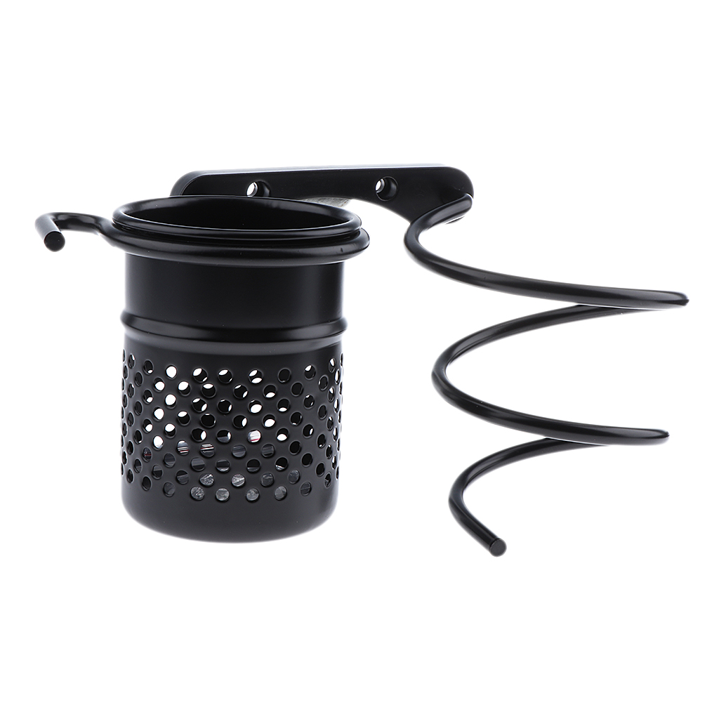 Wall Mount Hair Dryers Straightener Stand Toothbrush Combs Holder