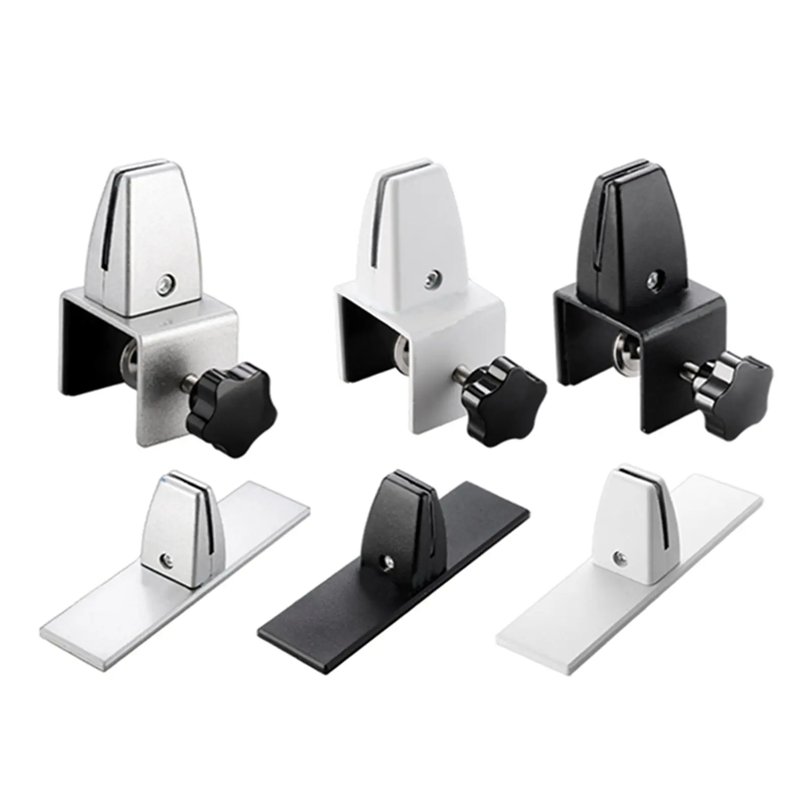 Office Desk Screen Partition Bracket Clamp Clips For Commercial & Household Use 