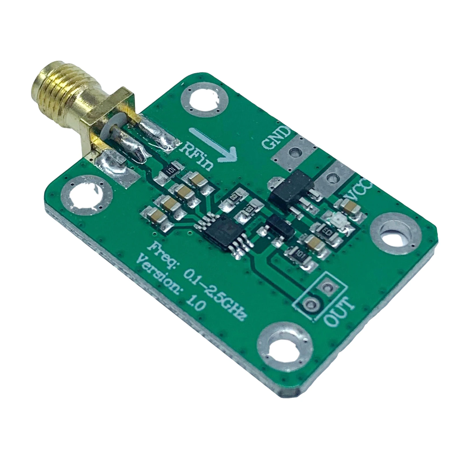 0.1-2.5GHz RF Logarithmic Detector Amplifier RSSI Measurement Power Meter Radio Frequency Signal Power Detection