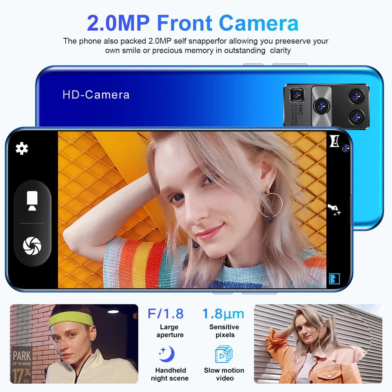 Smartphones X60 Pro Smart Phones Fashion 6.72 inch Dual SIM Smartphone Android 8.1 2+16G GSM/WCDMA 2300Mah Call Mobile Phone