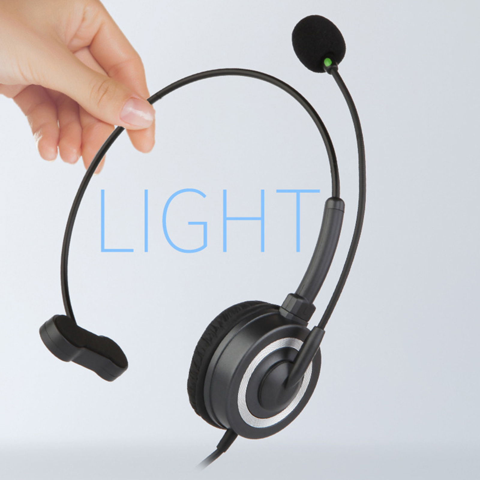 3.5mm Wired Headphone Audio Controls for School Office Classroom Call Center