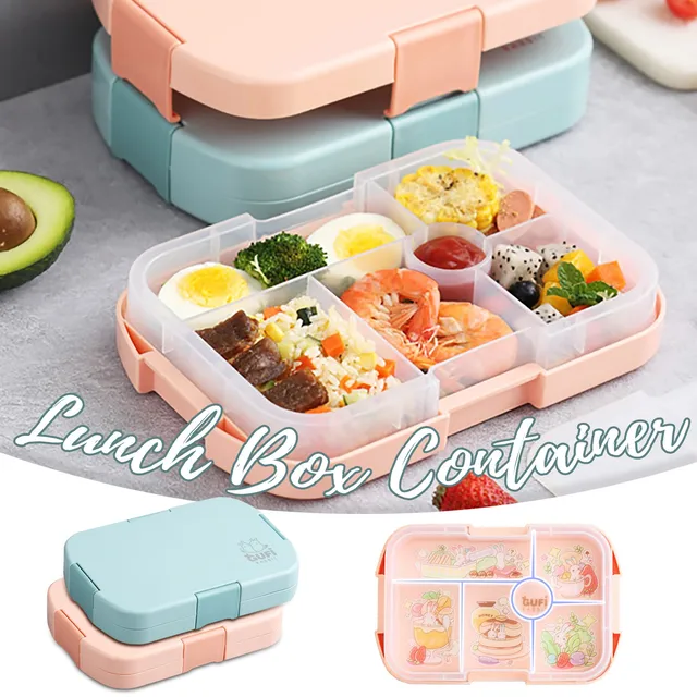 Portable Cute Lunch Box For Kids Men Women Microwave Leakproof Japanese  Style Bento Box Fruit Salad Food Storage Containers - AliExpress