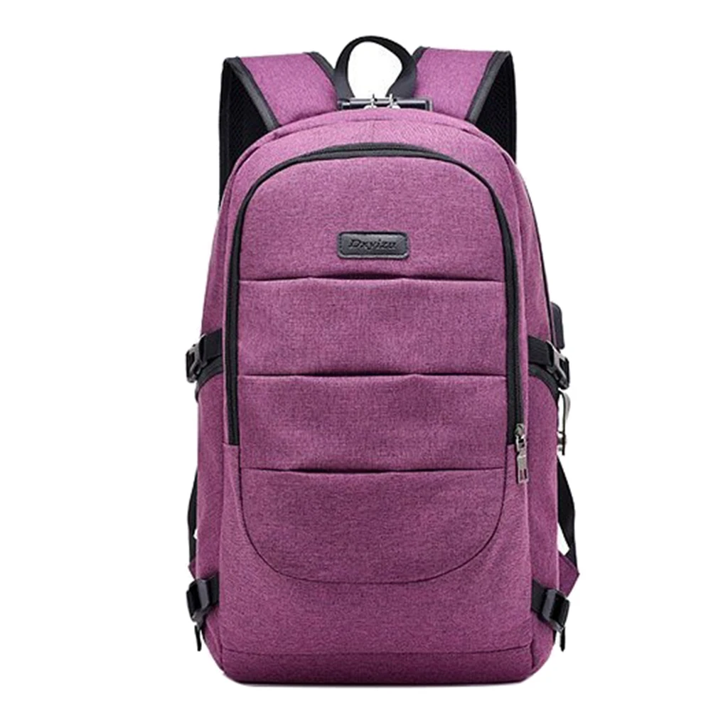 Anti-theft USB Charging Backpack Laptop Notebook Travel School Bag