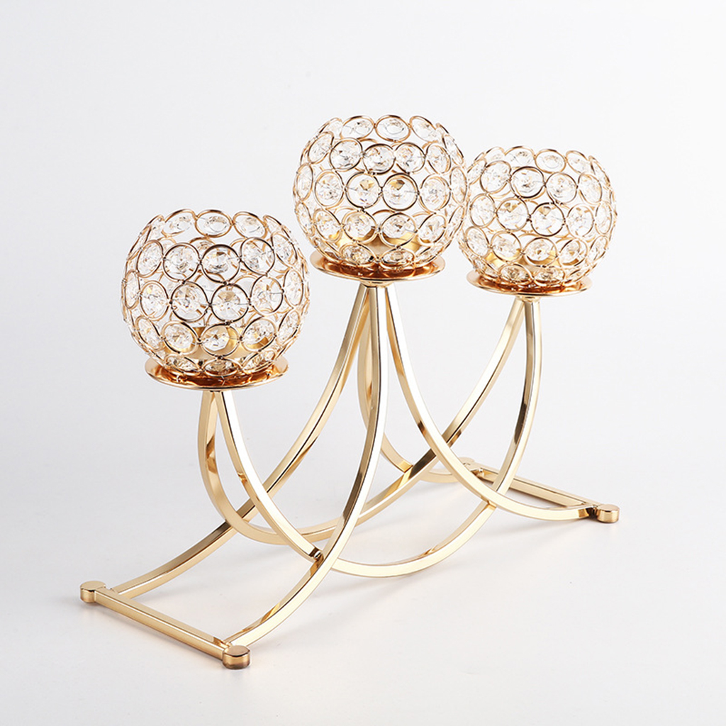 Gold Candle  Decor Table Centerpiece Candlesticks  for Wedding