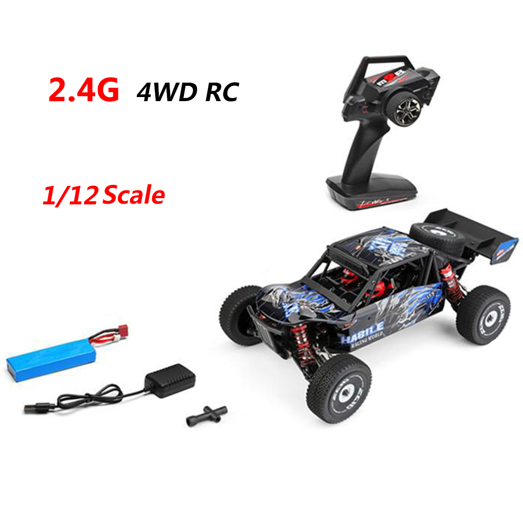 Wltoys 124018 60Km/h High Speed RC Car 1/12 Scale 2.4G 4WD Off-road Crawler
