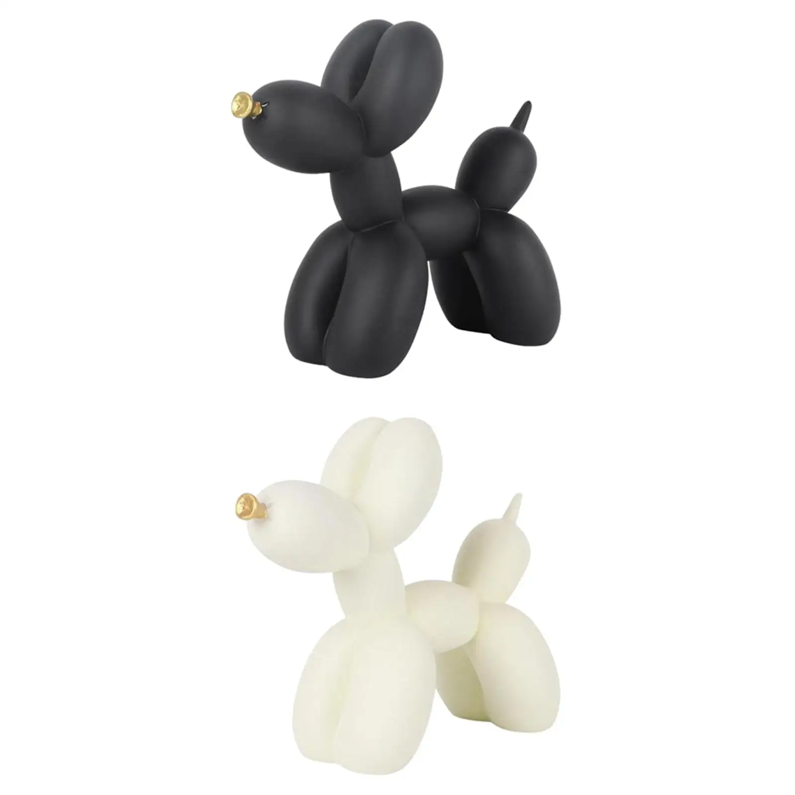 2x Balloon Dog Table Decor North European Style Family Ornament Home Decoration Party Photo Props