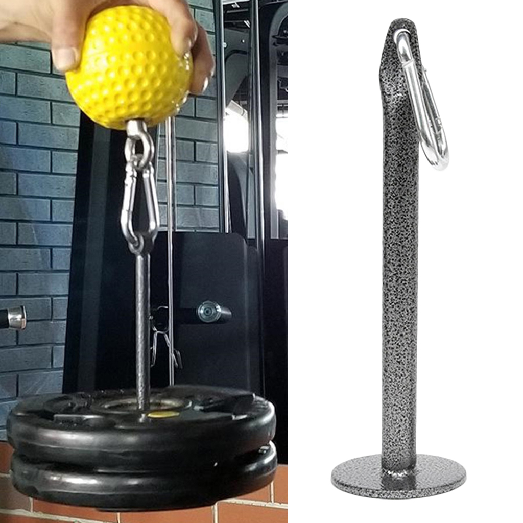 Steel Weight Plate Loading Pin Steel Workout Weights Lifting Holder Stand Rack Home Fitness Snap Clip Bracket
