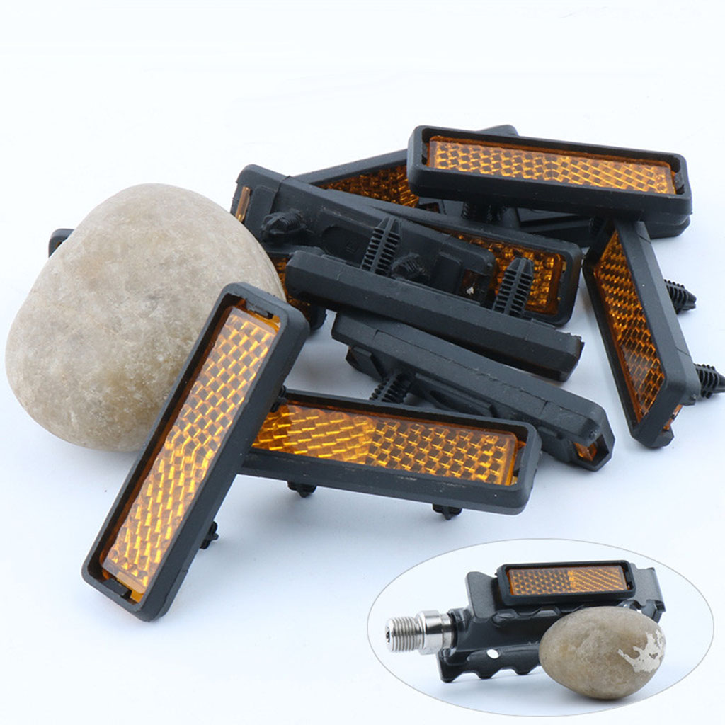 10 Pieces Cycling Pedal Reflector  Riding Warning Reflective Light