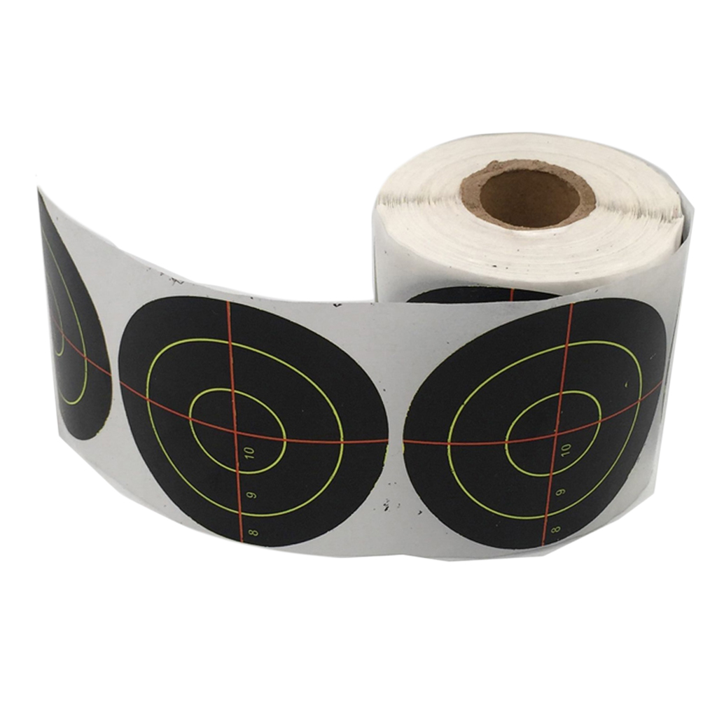 250pcs High Visibility Reactive  Shooting Paper Target Stickers