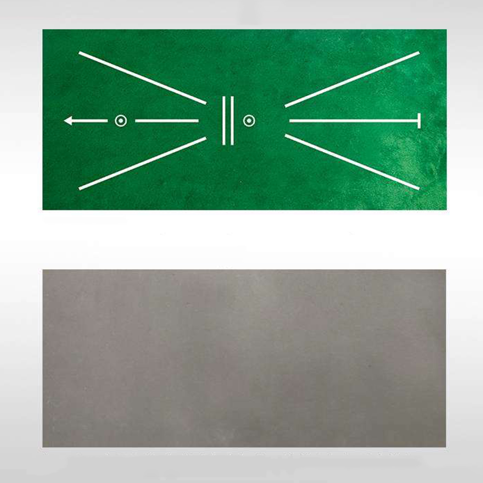 Rectangle 60x30cm Golf Training Mat Rug Game Pad Office Indoor/Outdoor