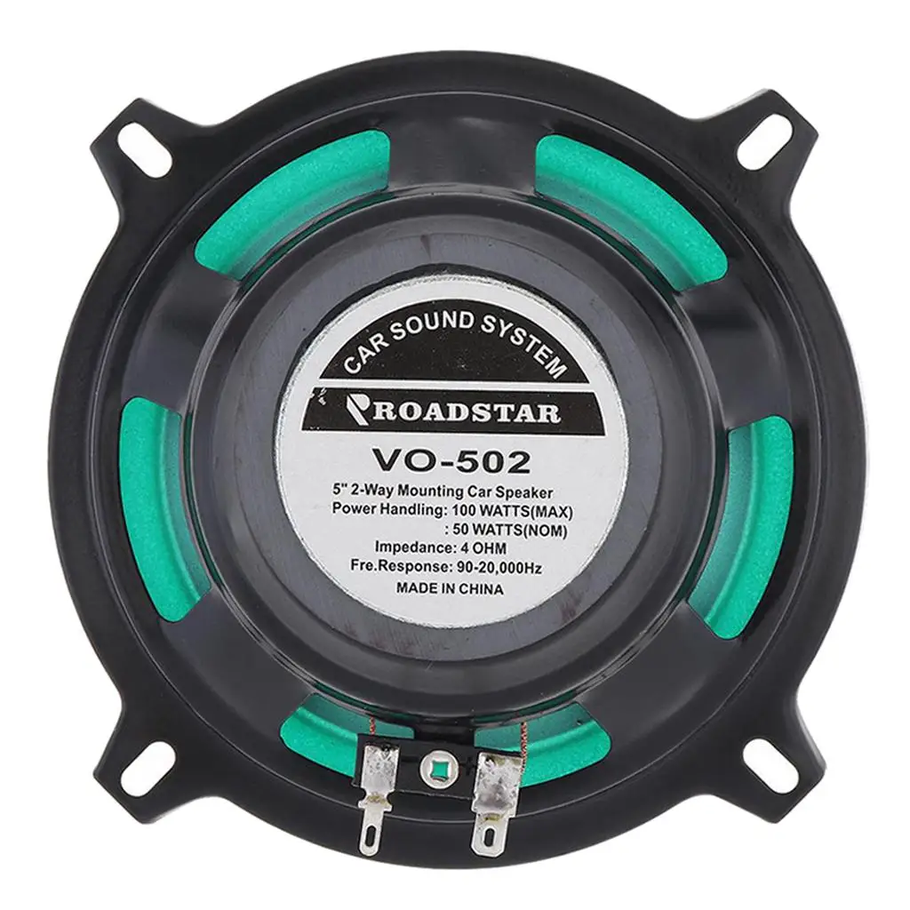 5inch 2 Way Vehicle Car HiFi Coaxial Speaker VO-502 100W 4Ohms Universal Car HiFi Speaker Door Auto Audio Music Loudspeaker