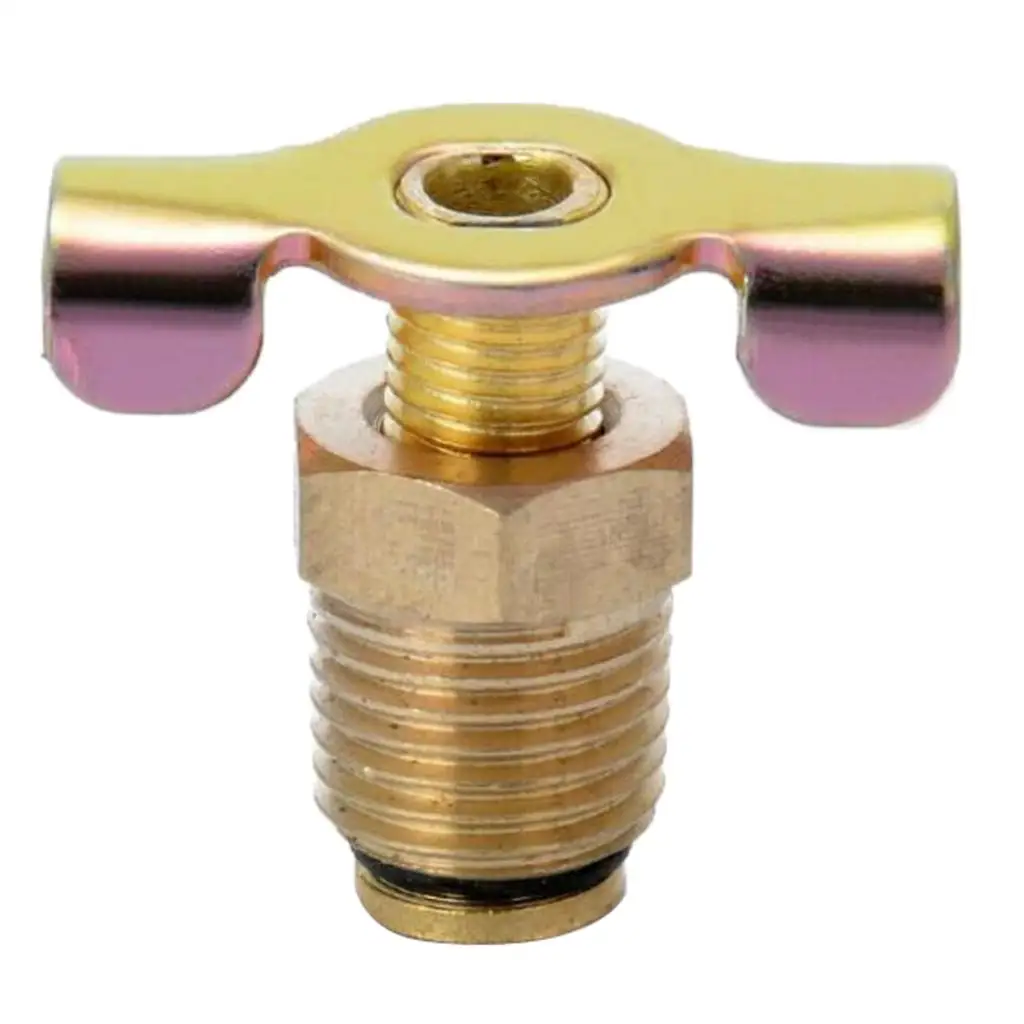 1/4 Inch NPT Brass Drain Valve Air Compressor Drain Valve Tank Replacement Part