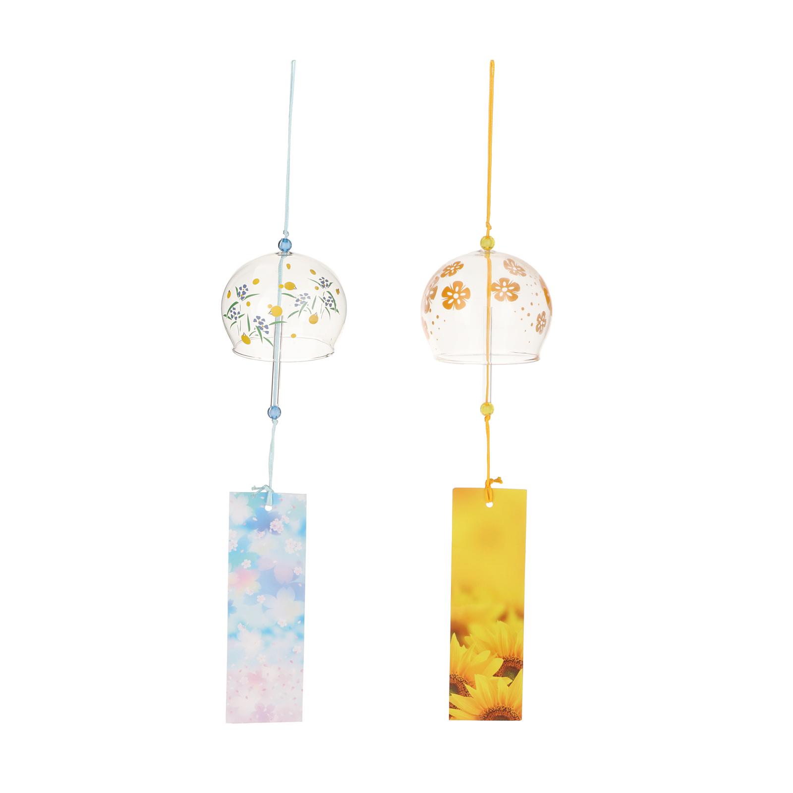 Japanese Wind Chimes for Outside Glass Wind Chimes Outdoor Home Decoration DIY Gift Hanging Doorbell