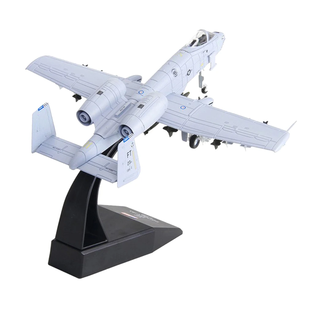 1/100 Realistic America A-10 Attack Plane Aircraft Warcraft Model Toys Decor