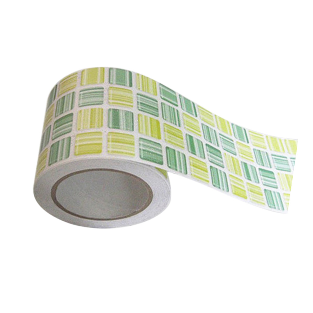 Water-resistant Self Adhesive PVC Tile Floor Wall Stickers Mosaic Decal Vinyl Art for Bathroom Kitchen Dining Room Decoration