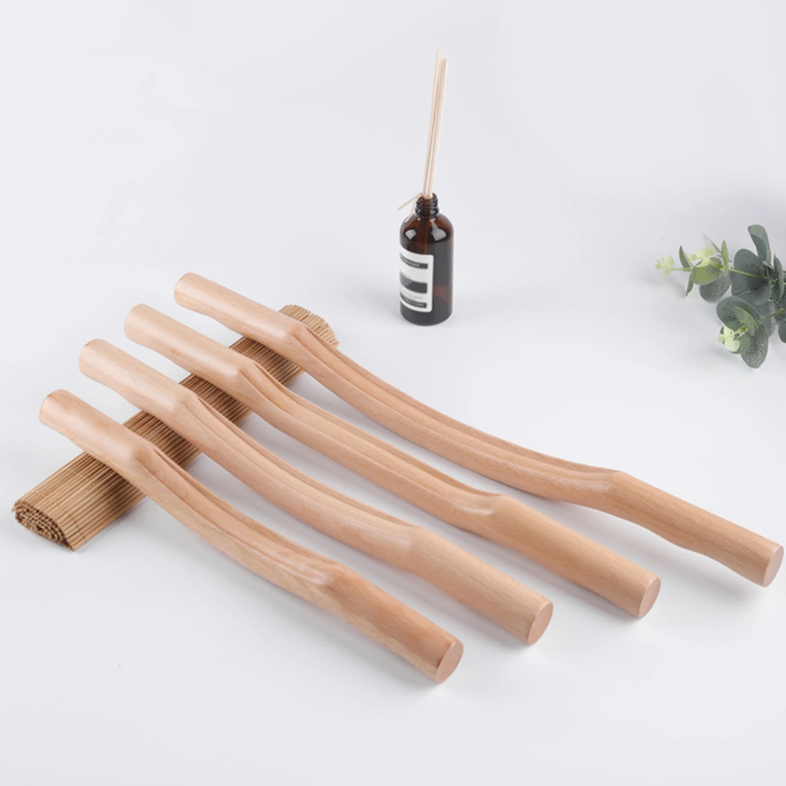 Wood Guasha Scraping Stick Massage Tool Scraper Back Shoulder Neck Waist Leg Body Massage Therapy Slimming Tool