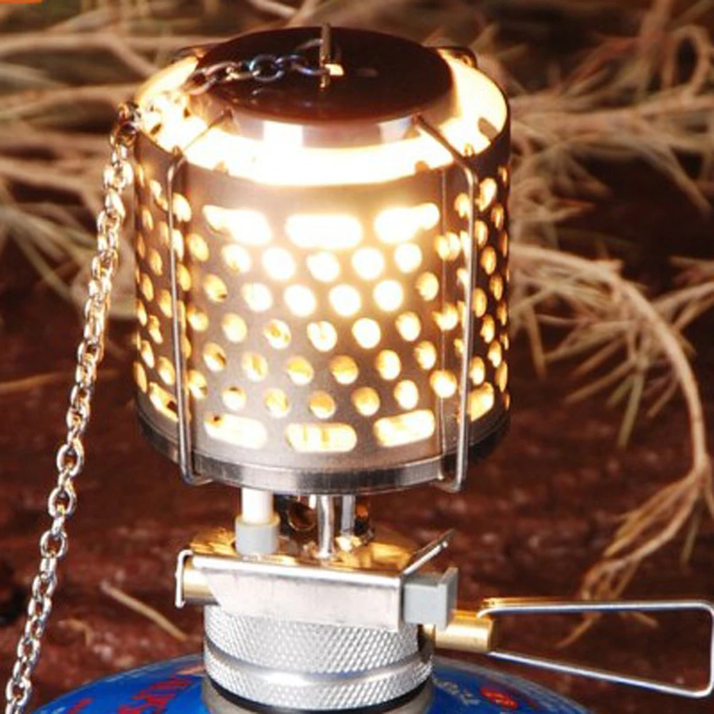 Durable Portable Gas Lamps Accessories Gas Lantern Metal Grid Lampshade