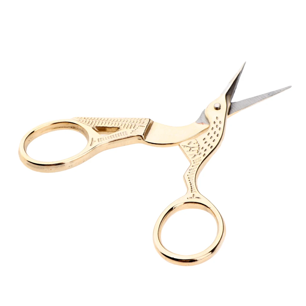 Nail Art Cutting Scissors Beauty Repairing Clippers Golden Beak Scissor