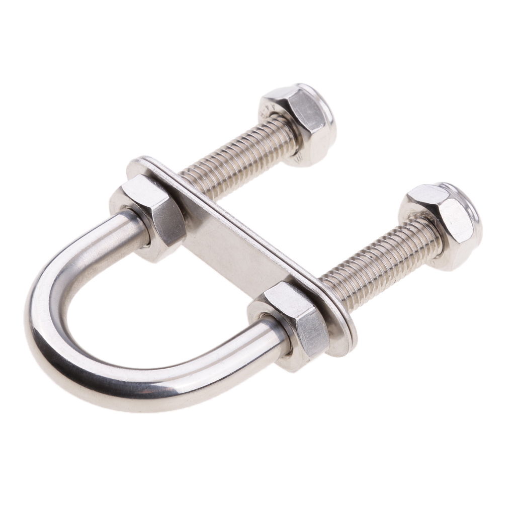 Boat Marine Tool Marine-Grade Stainless Steel U Bolt M10 x 50 x 90 x 43mm