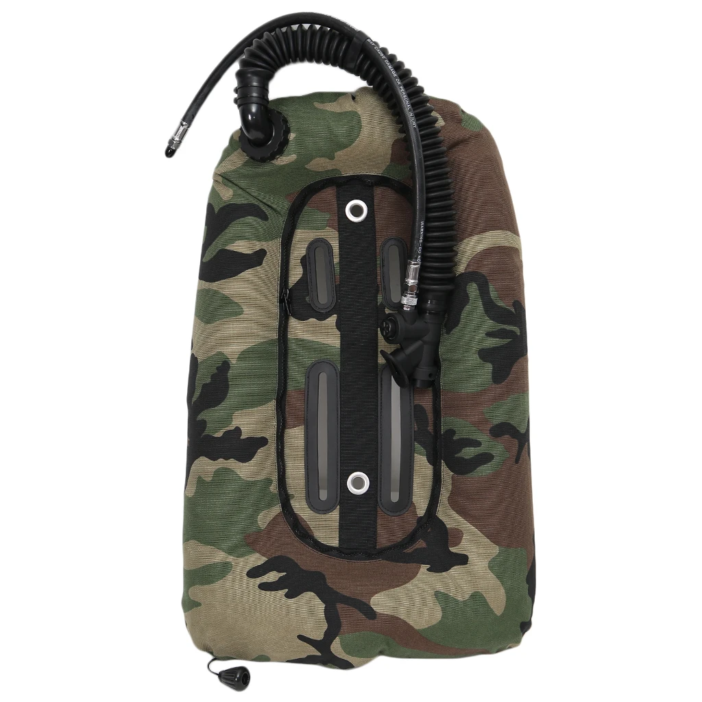 BCD Diving Donut Wing with Single Tank 18lbs Scuba Dive Freediving Professional Equipment Camo Style & 3 Colors for choose