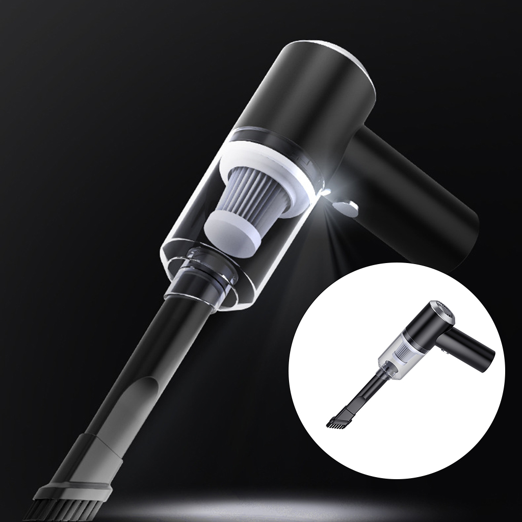 Handheld 120W Car Vacuum Cleaner Rechargeable USB 5500Pa High Power Strong Suction Wet Dry Vacuum Dust Collector for Pet Hair