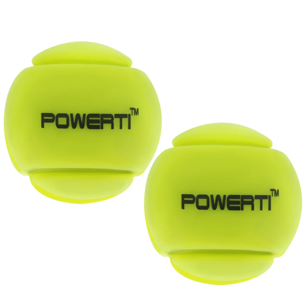 2 Pack Sports Tennis Vibration Dampener - Silicone Tennis Racquet Shock Absorbers Replacement - Choose Colors