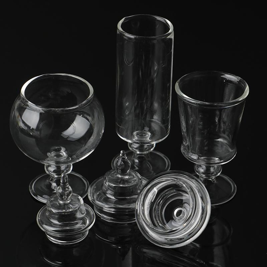 1:12 Scale Dollhouse Storage Jar with Lid, for Doll House Bedroom, Shop, Store Decoration