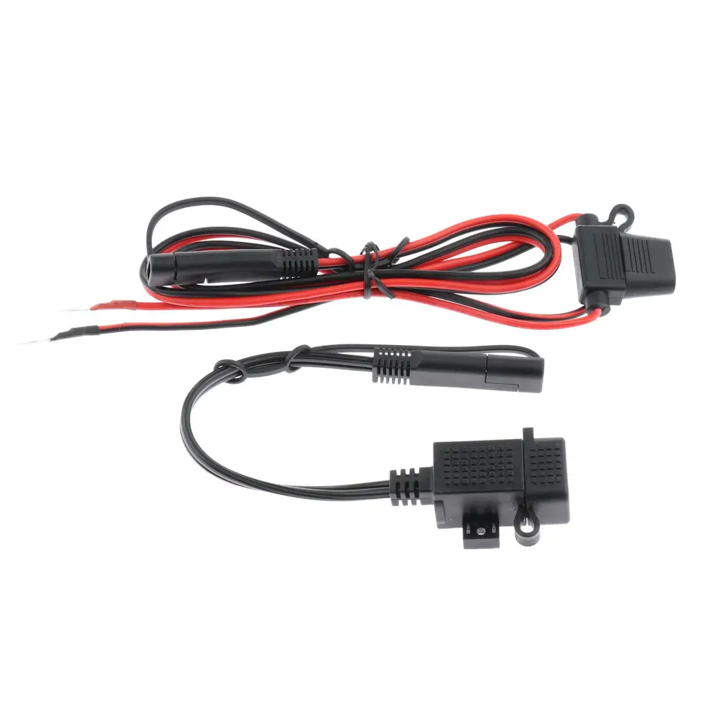 Waterproof Motorcycle USB Charger Adapter for Cable Phone Tablet GPS