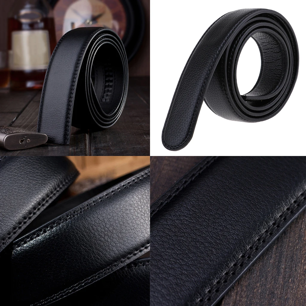 Mens Casual Automatic Waist Straps Belts Waistband Without Buckle