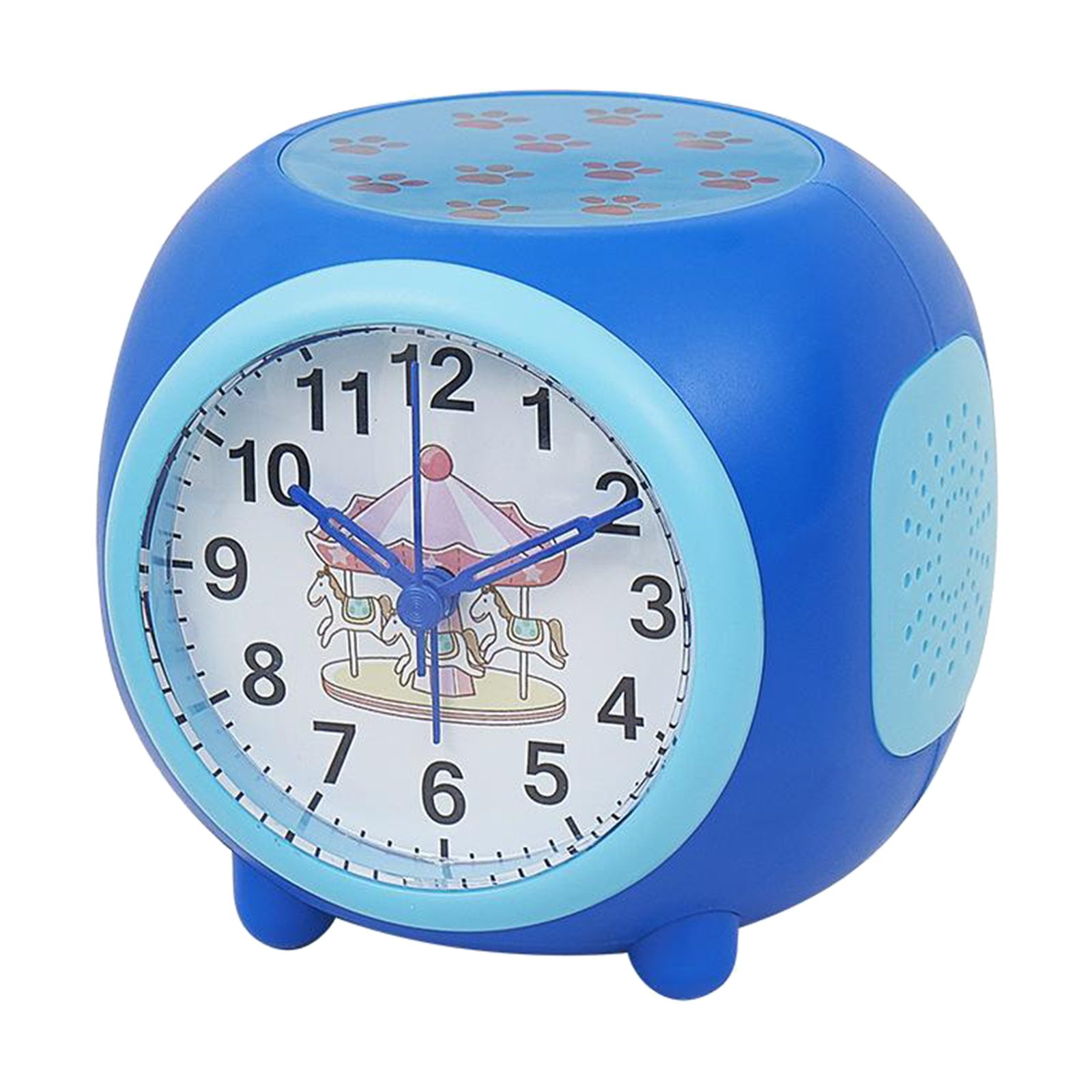 Star Projector Night Lights Alarm Clock Kids Rotating Star Moon Projection Lamp, Snooze Clock