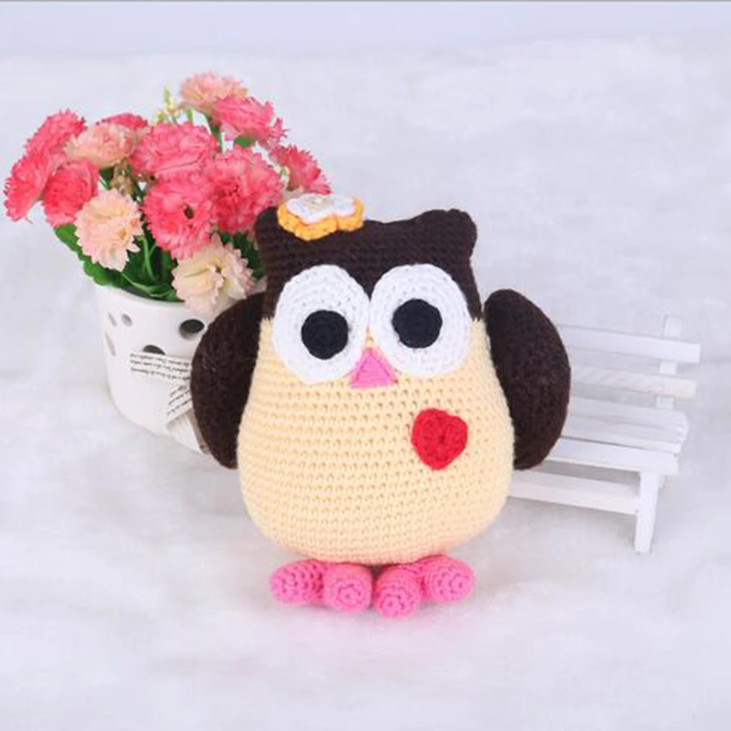 Amigurumi Crochet Kit for Making An Animal Figure- Owl Doll, DIY