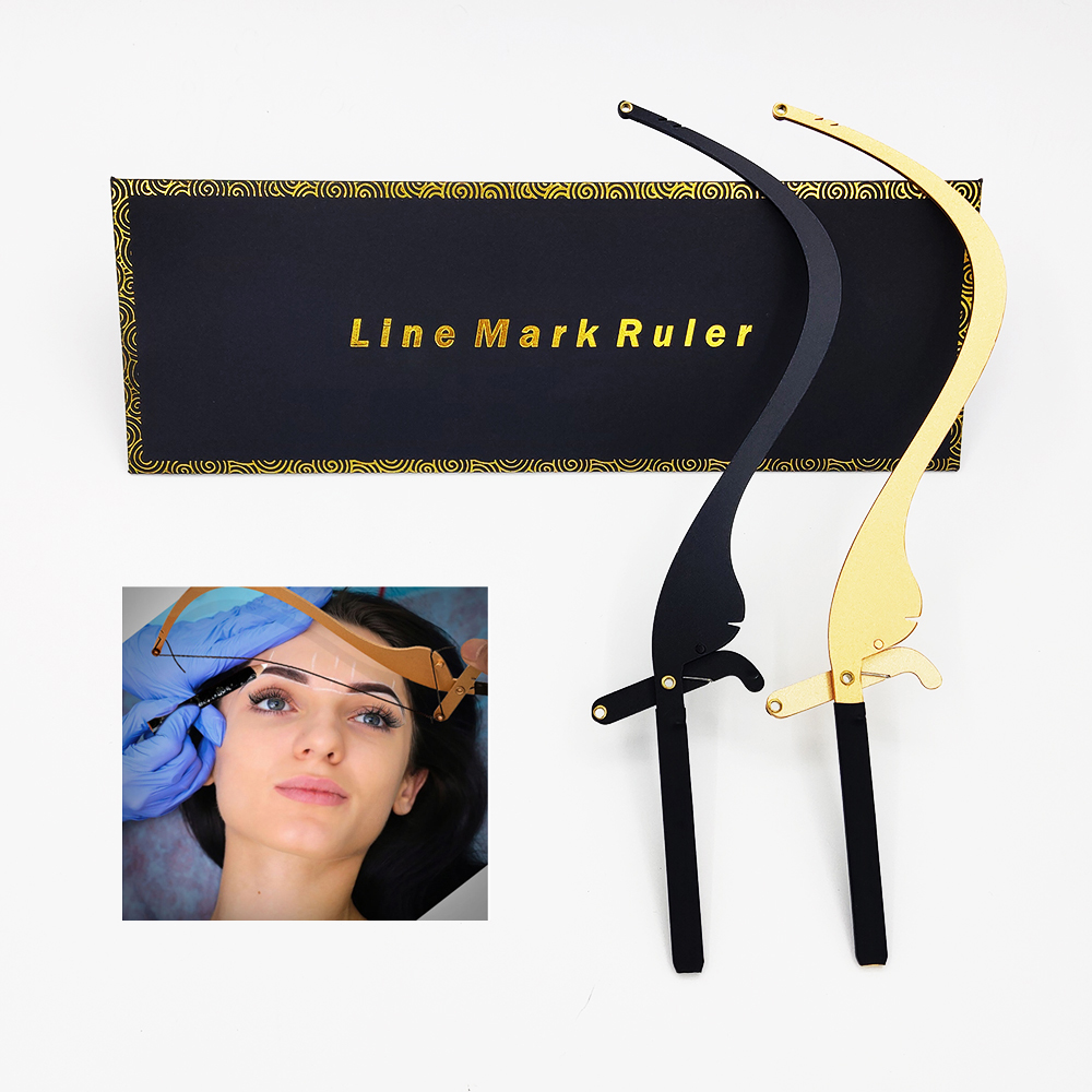 Best of Original Microblading Line Marker Ruler With 10pcs Thread Lines Eyebrow Design Measuring Ruler Set Permanent Makeup Supplies Reviews & Tips