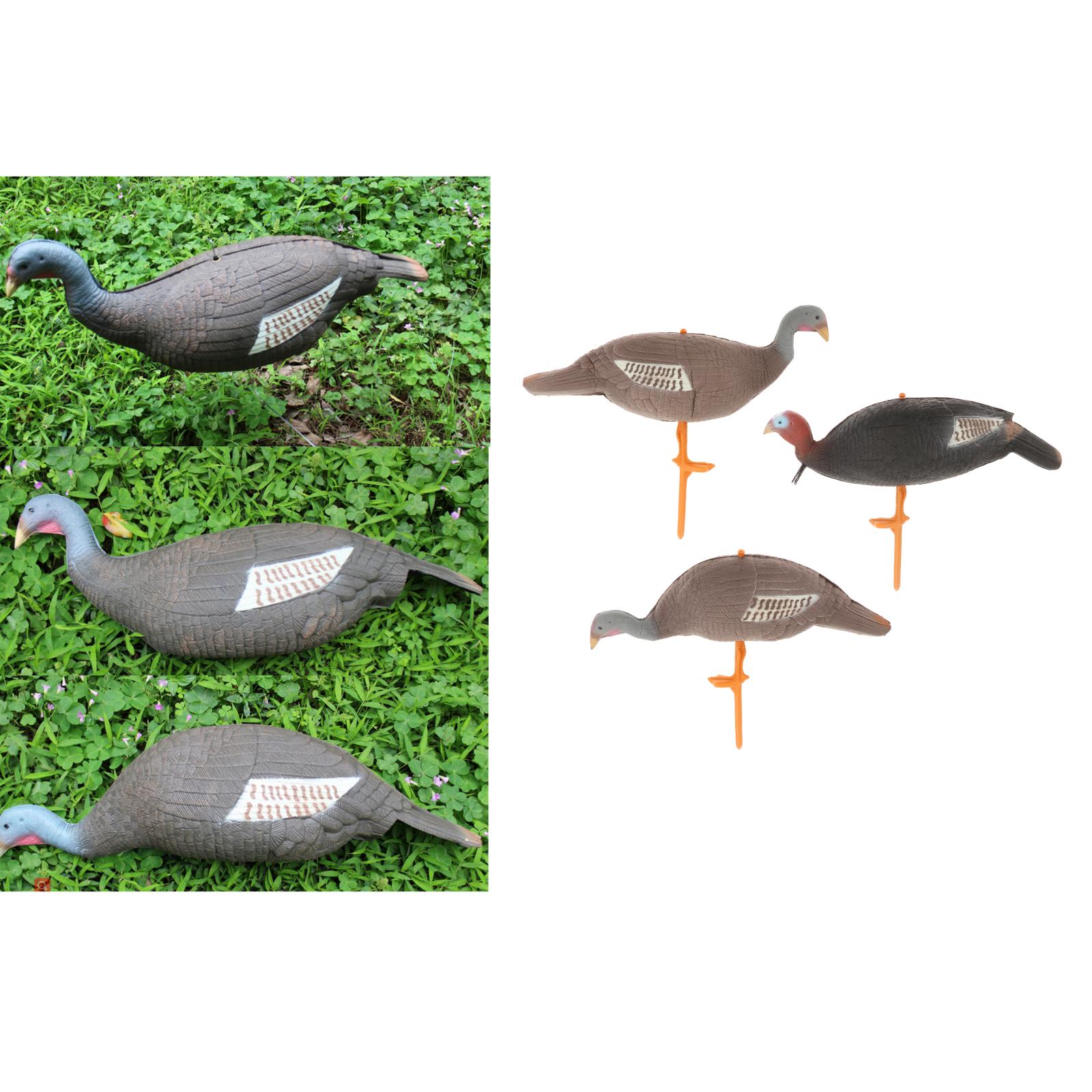 Pond Outdoor Inflated Mallard Turkey Decoy Hunting Hunting Bait Lure Animals Turkey Decoys Camping Decor Ornament