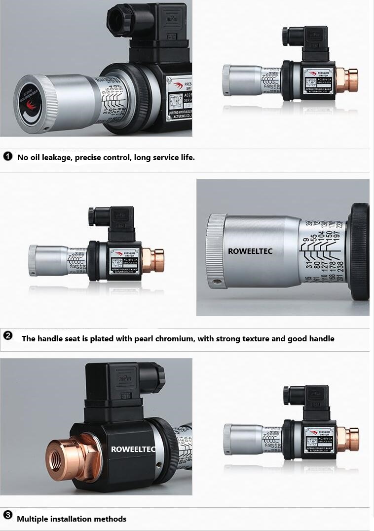 interruptor da série jcs do interruptor do relé de pressão