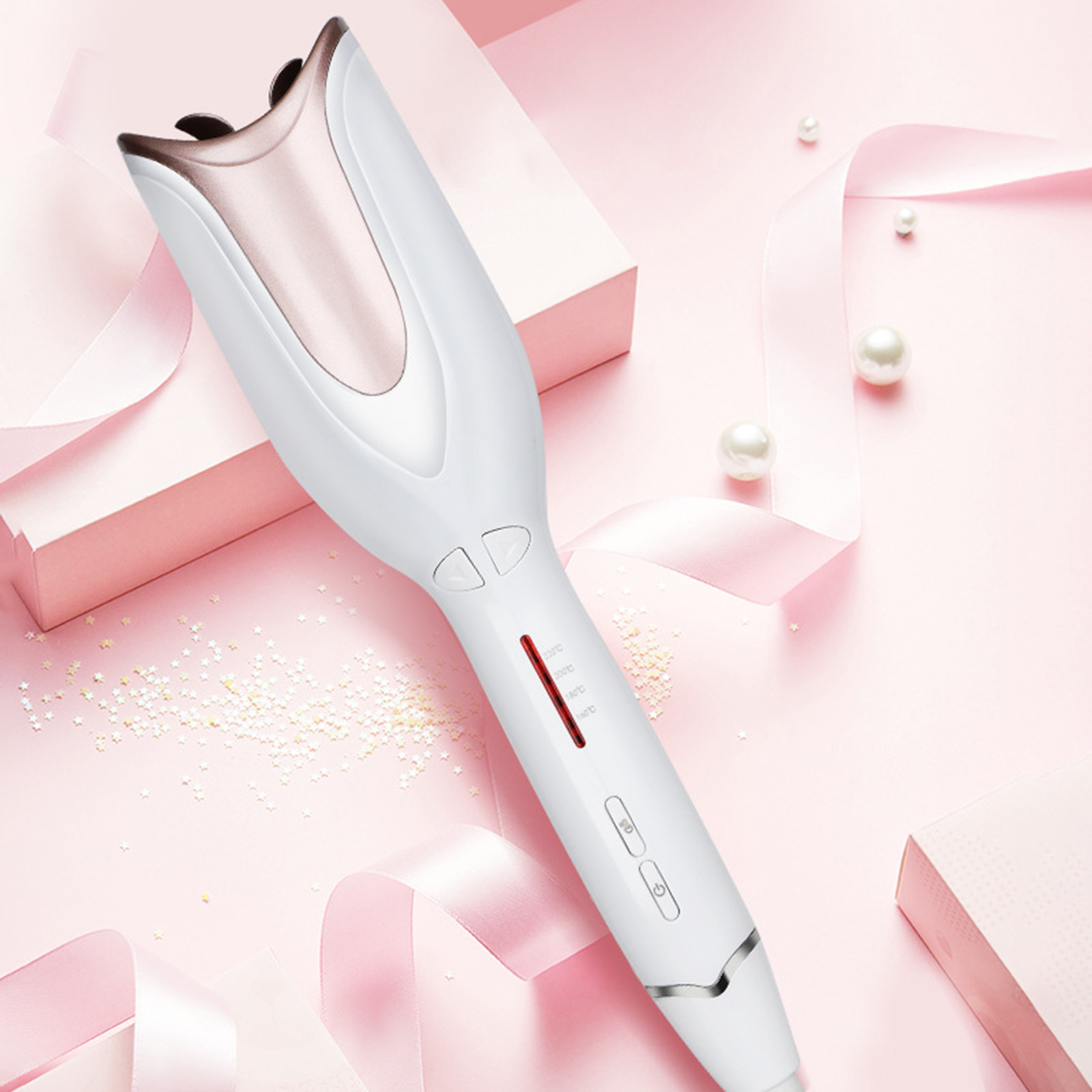 Anti-scalded Automatic Hair Curler Portable Curling Iron Auto Power Off Home Travel Waves Long Dry Hair Curling Wand