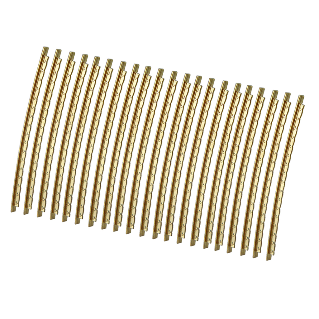 21x Brass Guitar Fret Wire Set 2mm Gold for Folk / Acoustic Guitar
