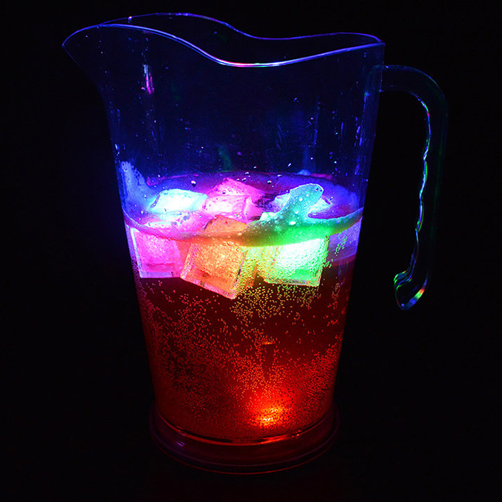 LED Color Changing Plastic Water Coffee Pot Tea Jug Kettle Teapot Jug Beer Pitcher 1.8L
