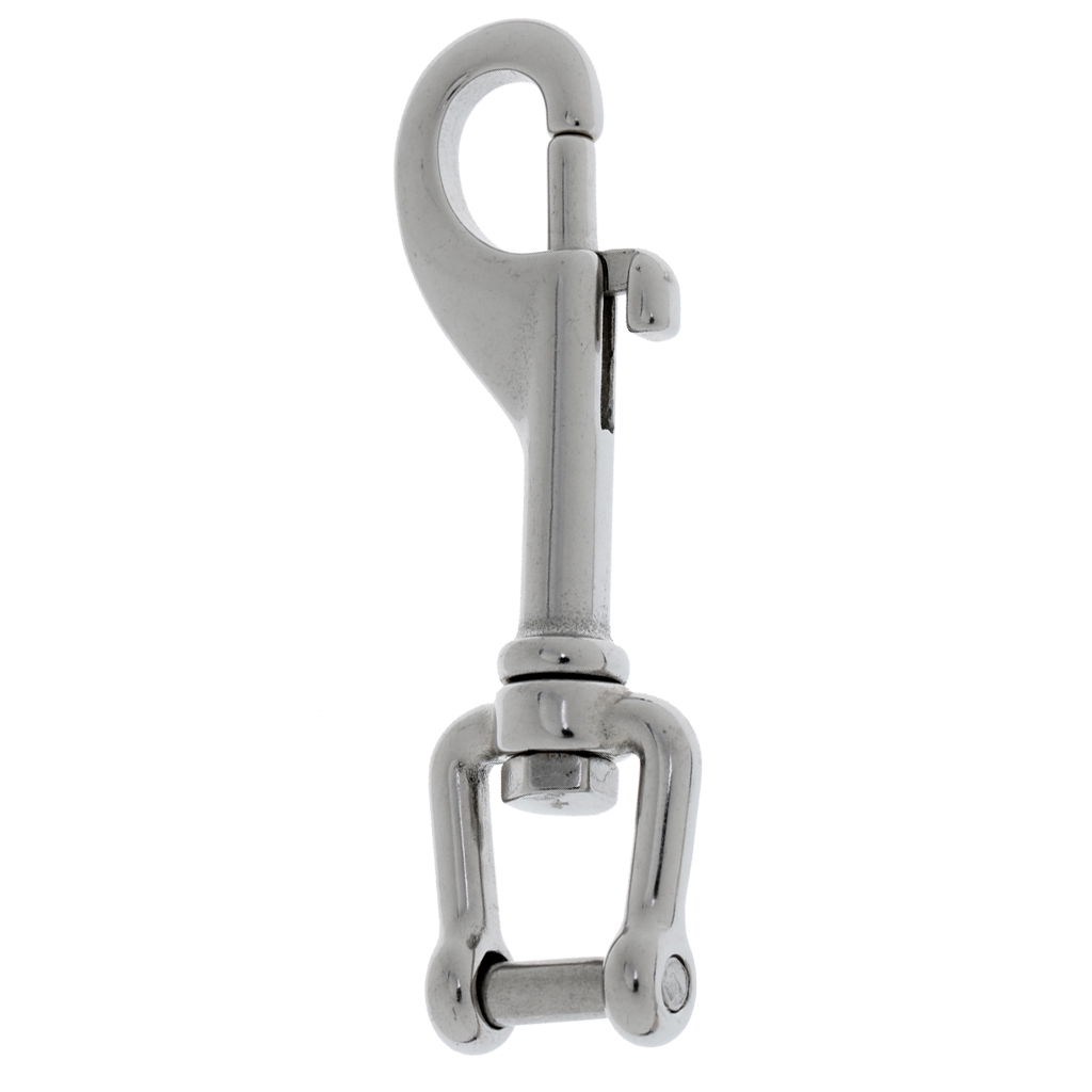 316 Stainless Steel Dive Clip Swivel Eye Shackle Bolt Snap for Scuba Diving Accessories BCD or Harness D-Ring