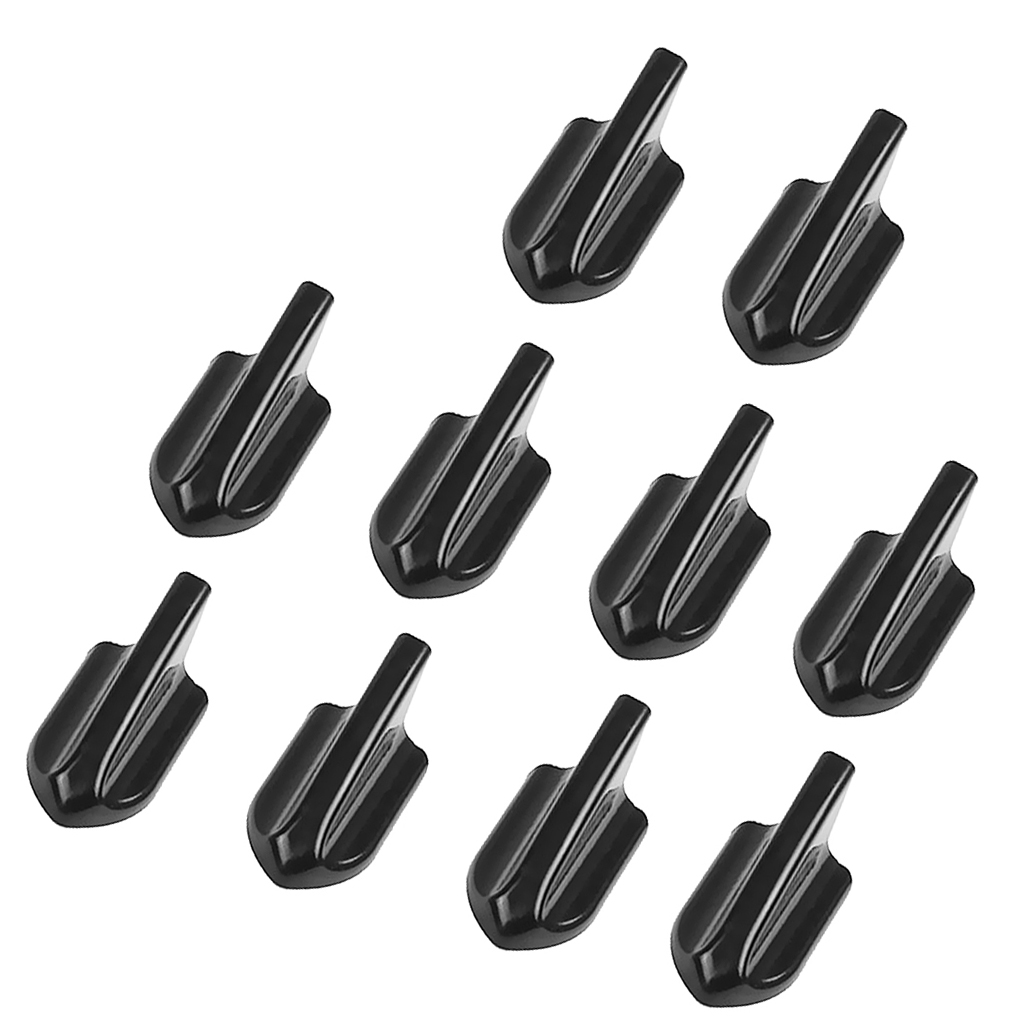 10x Shark Fin Diffuser Vortex Generator For Car SUV Rear Roof Spoiler Bumper