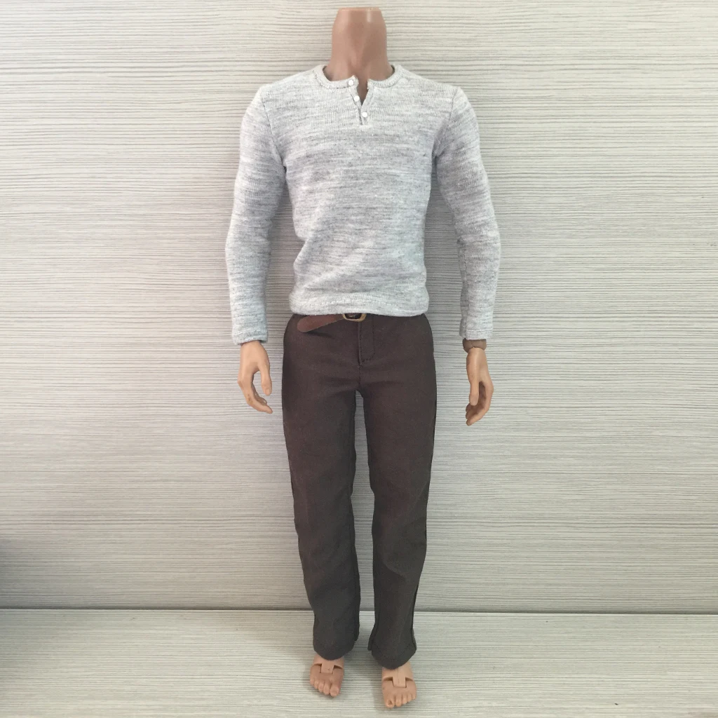 1/6 Scale Mens Outfit Clothes Set for   Male Action Figure Body