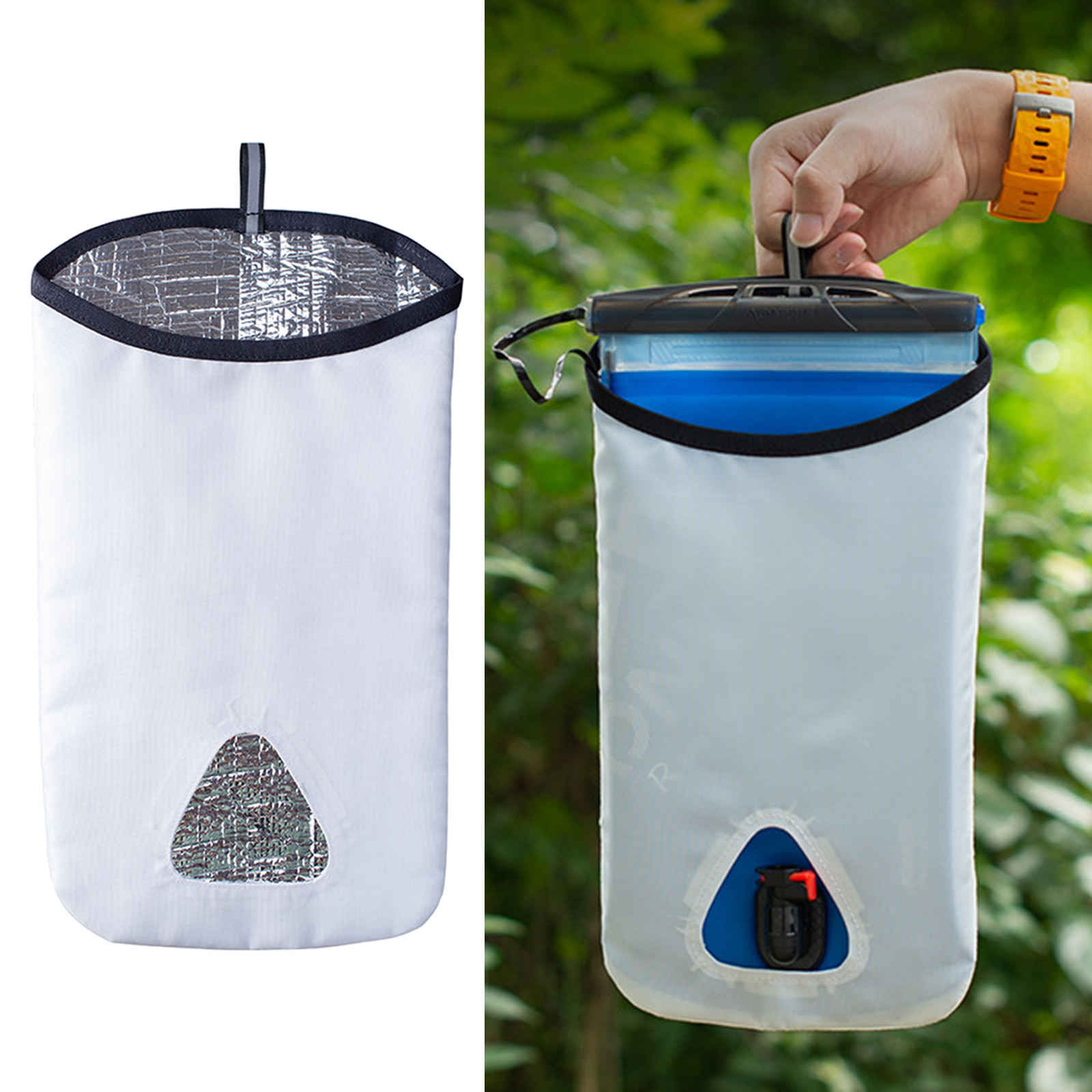 Portable Hydration Bladder Cooler Bag Protective fit 1-2L Water Reservoir Hiking Outdoor Sports Running Kayaking Trekking