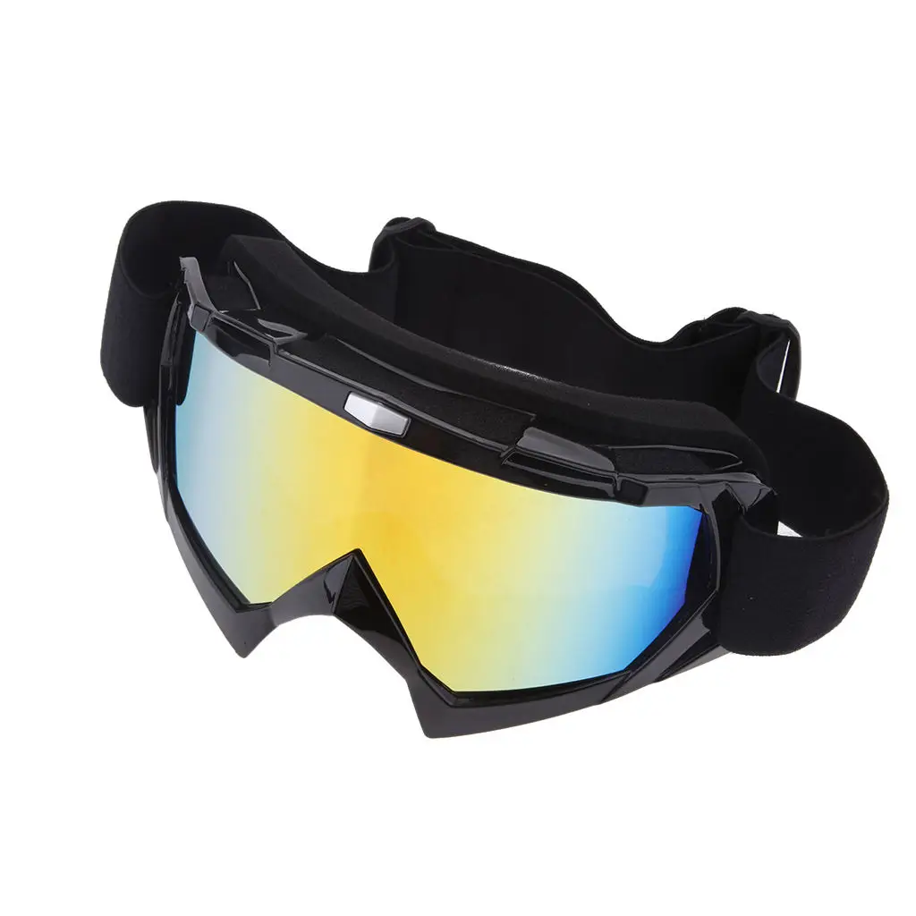 Outdoors Snowmobile Snowboard Goggles UV Protector Eyewear Colorful Len