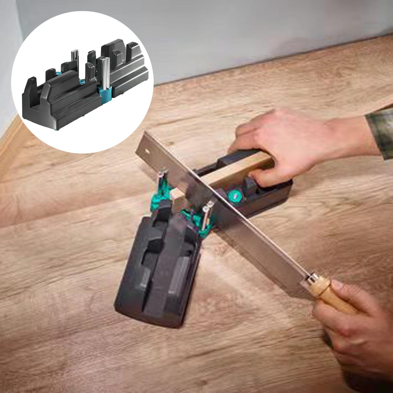 Plastic Bevel and Mitre Box DIY Room Angles for Precise Baseboards Woodworking Cutting Tool Accessories